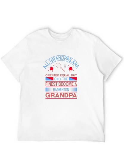 Badminton Grandpa T-Shirt