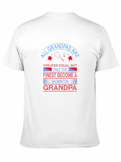 Badminton Grandpa T-Shirt