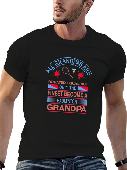 Badminton Grandpa T-Shirt