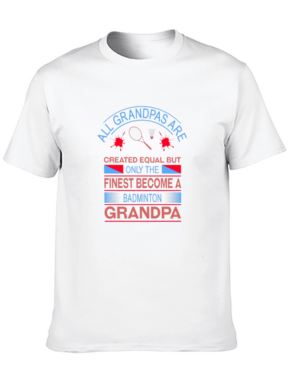 Badminton Grandpa T-Shirt