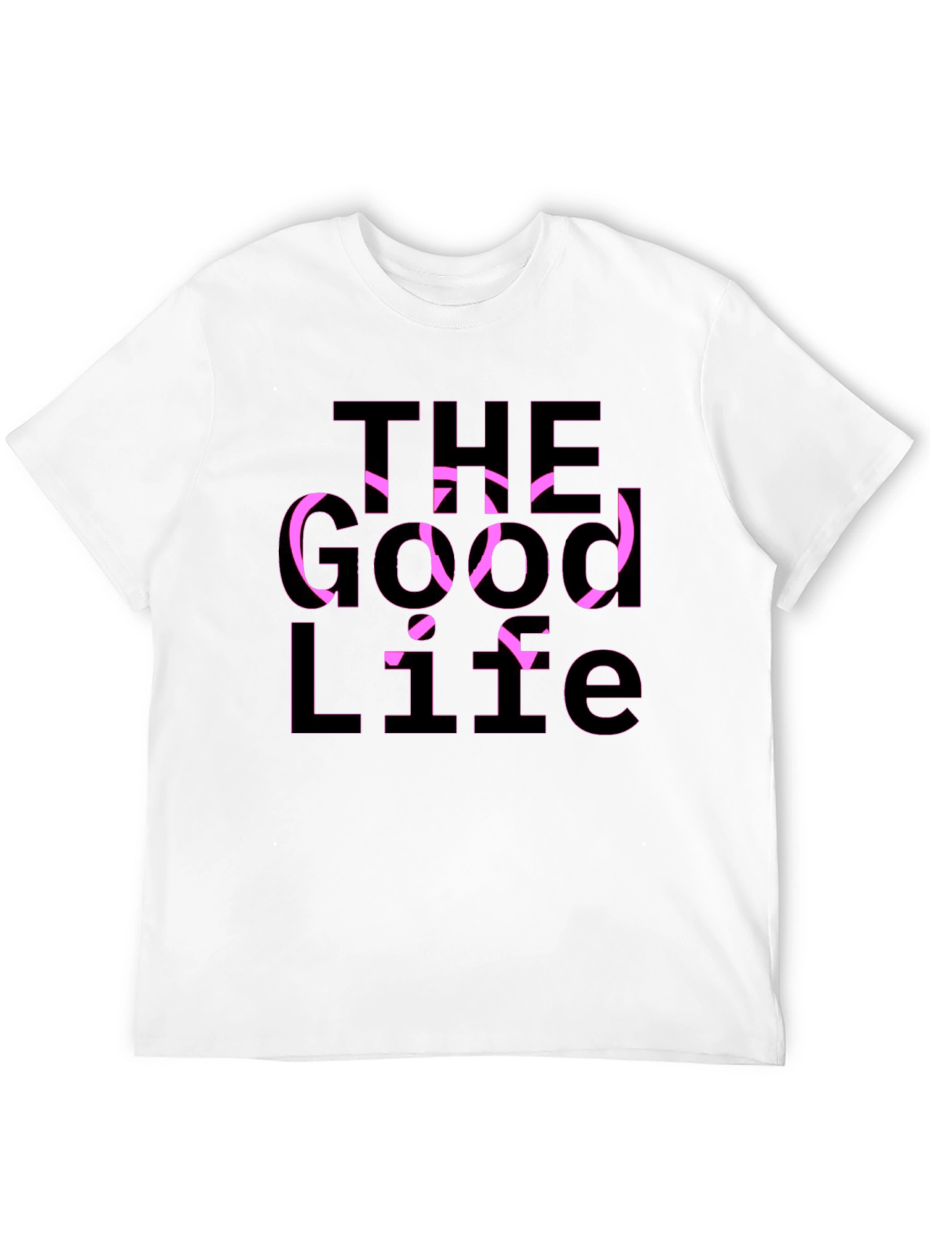 The Good Life Graphic Tee - Casual Black T-Shirt