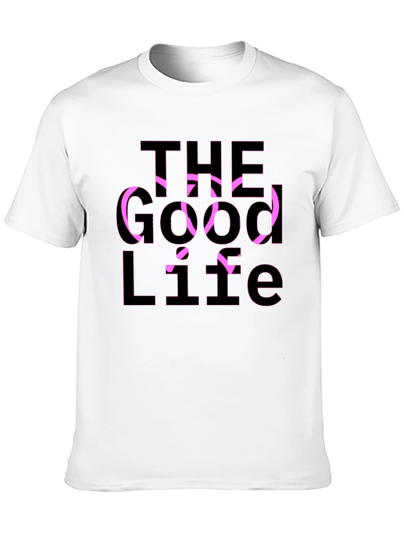 The Good Life Graphic Tee - Casual Black T-Shirt