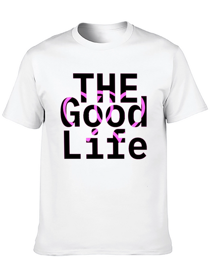 The Good Life Graphic Tee - Casual Black T-Shirt