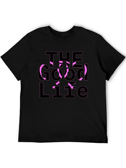 The Good Life Graphic Tee - Casual Black T-Shirt