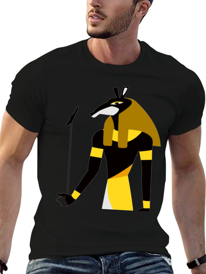 Anubis Graphic Tee - Ancient Egypt Style