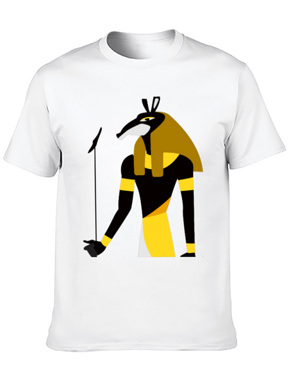 Anubis Graphic Tee - Ancient Egypt Style