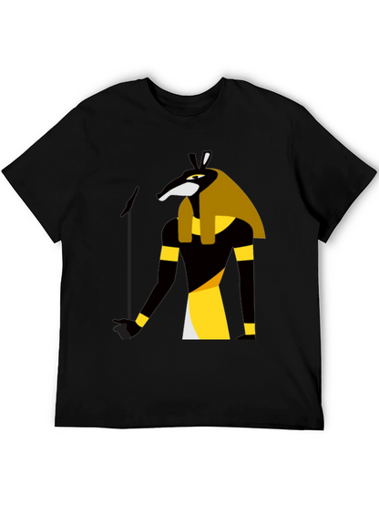 Anubis Graphic Tee - Ancient Egypt Style