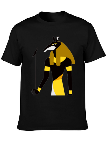 Anubis Graphic Tee - Ancient Egypt Style