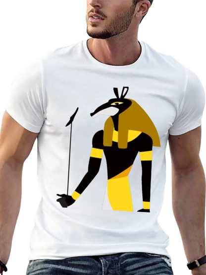 Anubis Graphic Tee - Ancient Egypt Style