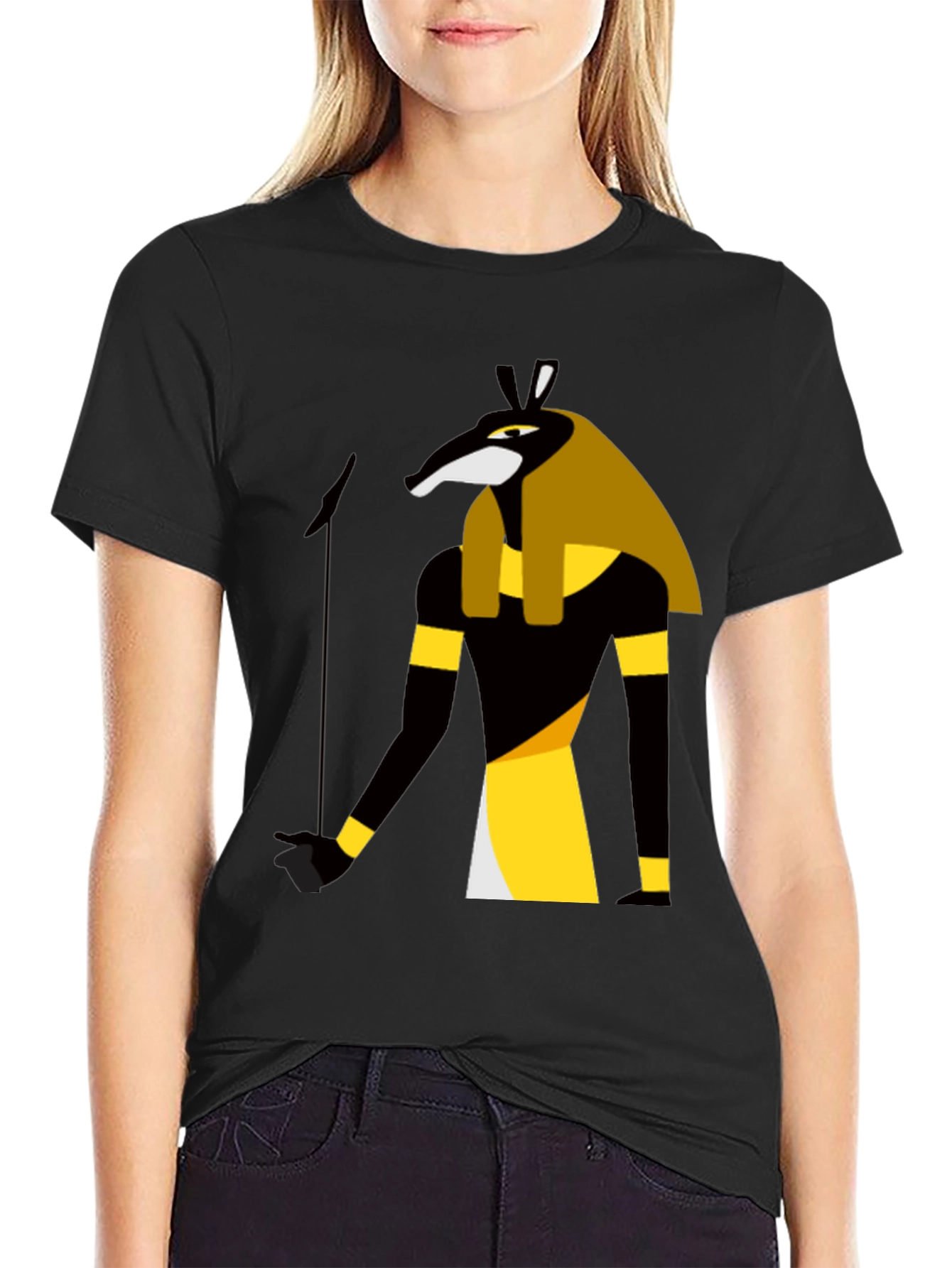 Anubis Graphic Tee - Ancient Egypt Style