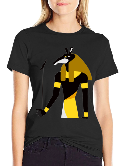 Anubis Graphic Tee - Ancient Egypt Style