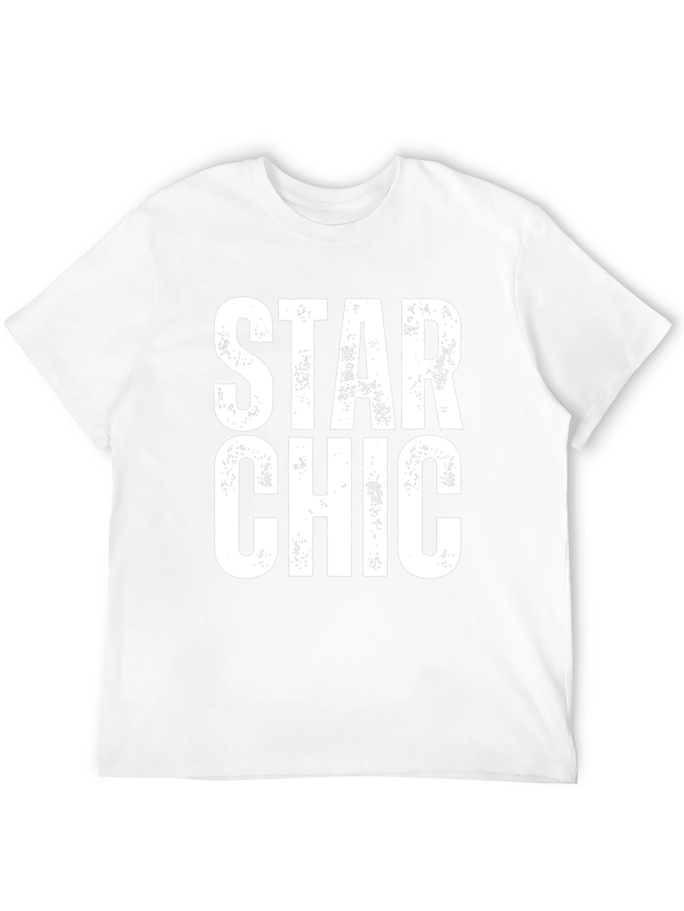 Star Chic Graphic Tee - Black Cotton T-Shirt