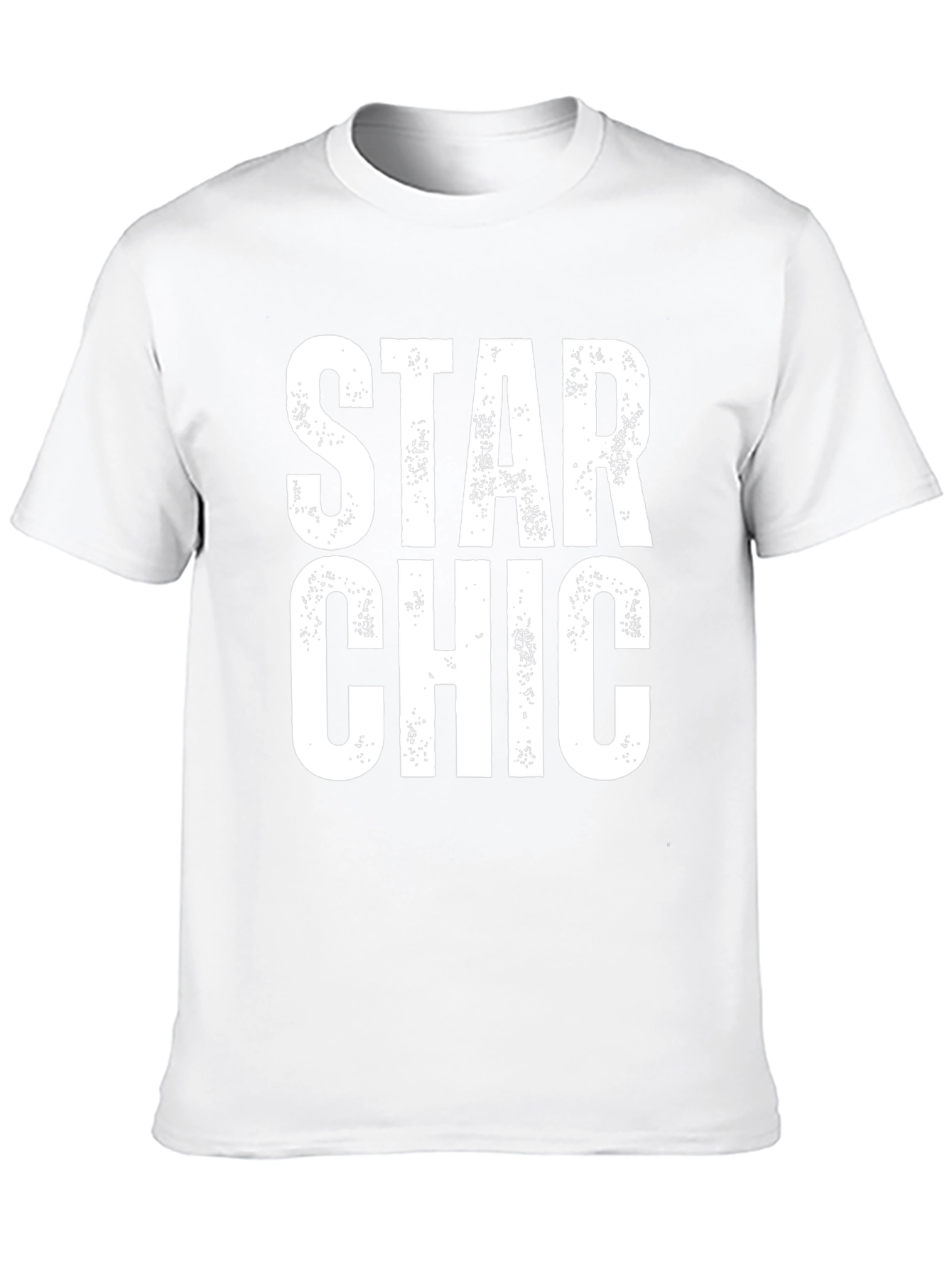 Star Chic Graphic Tee - Black Cotton T-Shirt