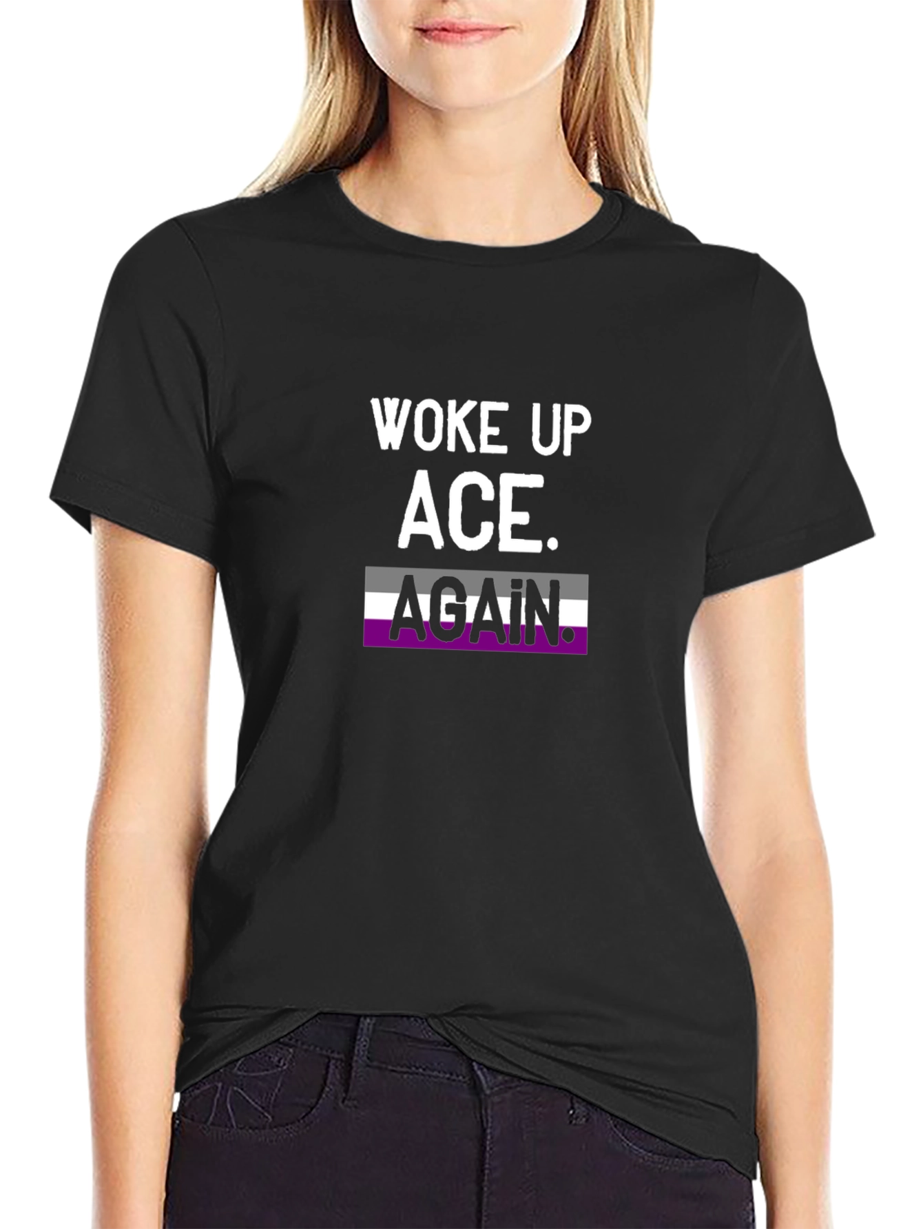 Woke Up Ace Again T-Shirt Asexual Pride Tee