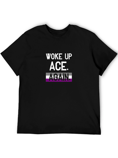 Woke Up Ace Again T-Shirt Asexual Pride Tee