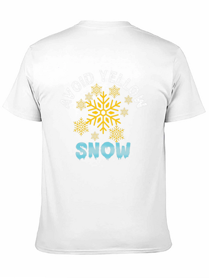 Avoid Yellow Snow Black Graphic Tee