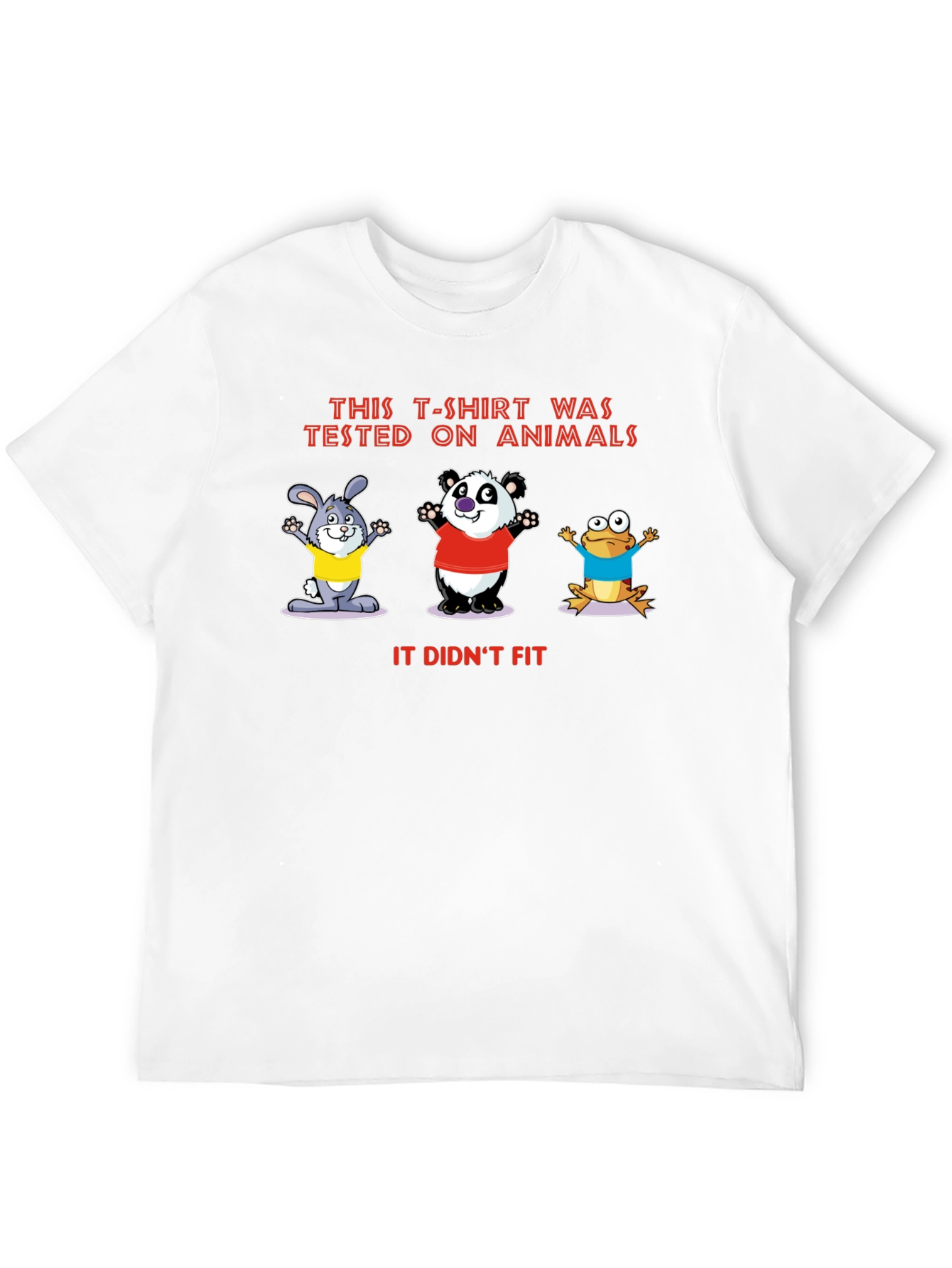 Animal Tested T-Shirt: Humorous Graphic Tee