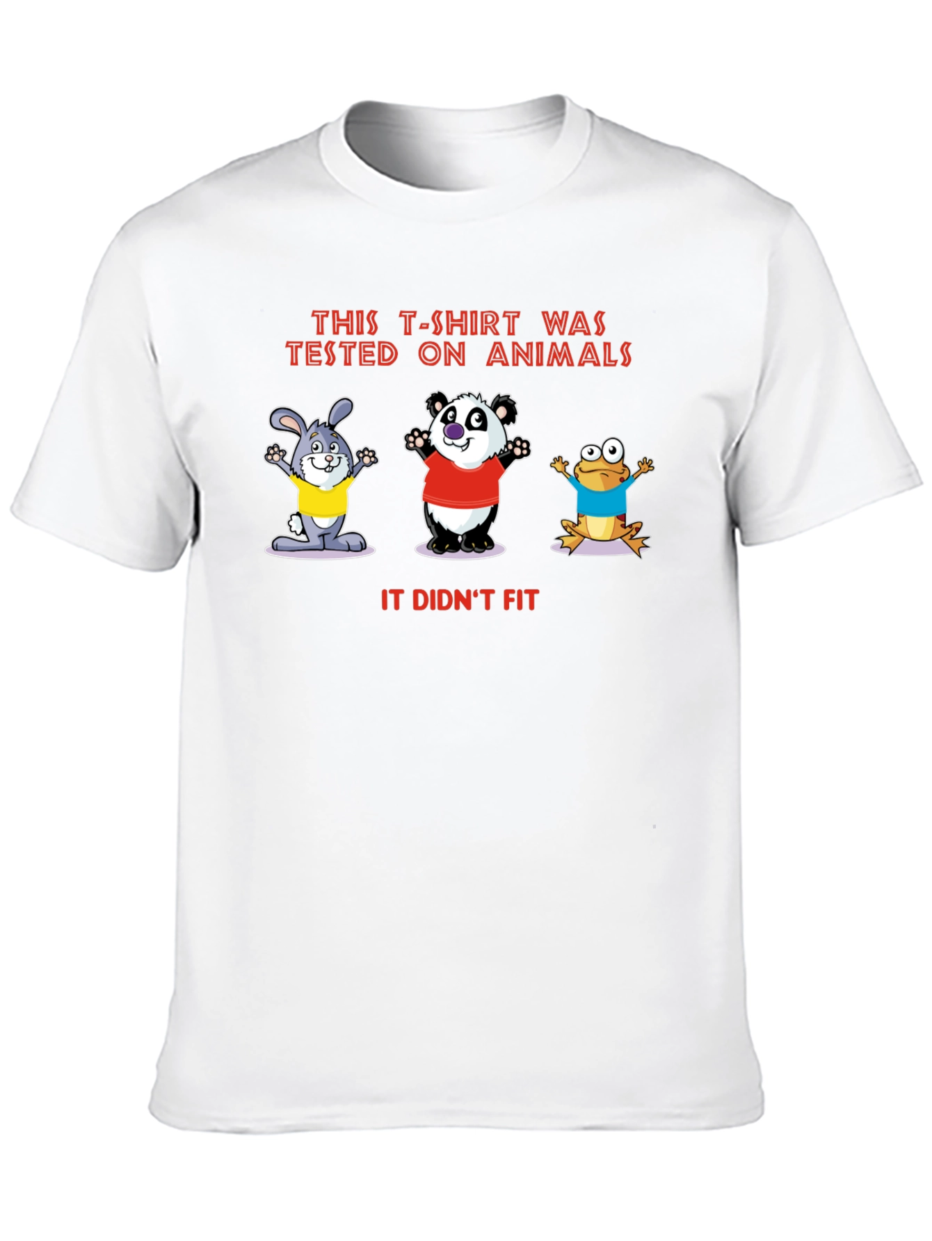 Animal Tested T-Shirt: Humorous Graphic Tee