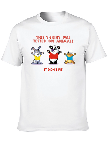 Animal Tested T-Shirt: Humorous Graphic Tee