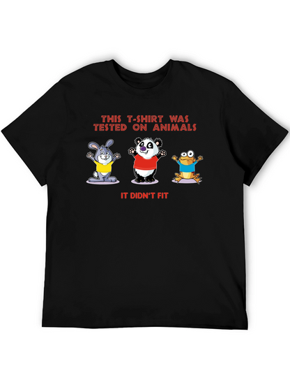 Animal Tested T-Shirt: Humorous Graphic Tee