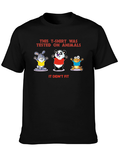 Animal Tested T-Shirt: Humorous Graphic Tee