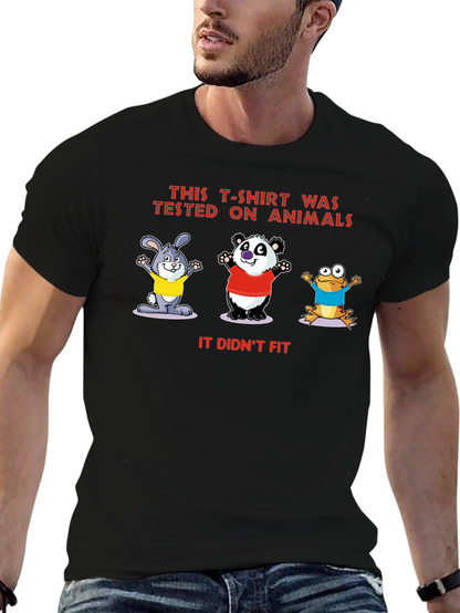 Animal Tested T-Shirt: Humorous Graphic Tee