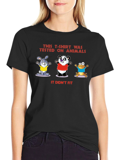Animal Tested T-Shirt: Humorous Graphic Tee