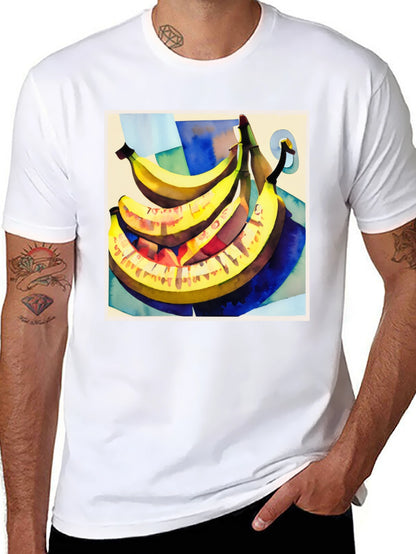 Banana Art Graphic Tee - Stylish Fruit Lovers T-Shirt