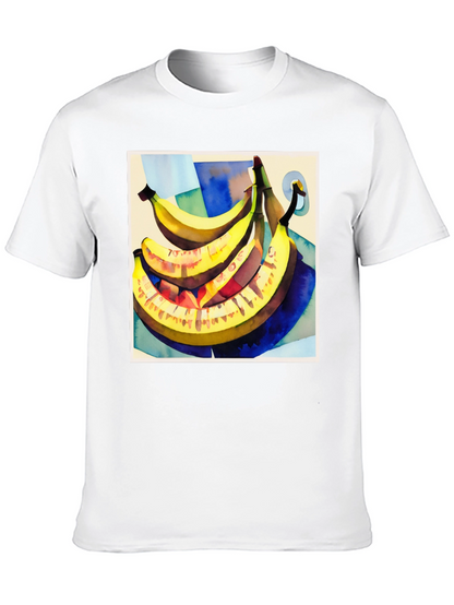 Banana Art Graphic Tee - Stylish Fruit Lovers T-Shirt