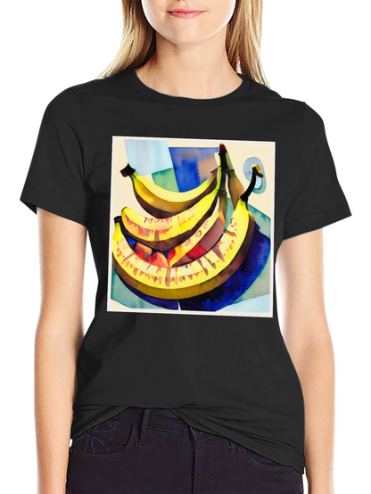 Banana Art Graphic Tee - Stylish Fruit Lovers T-Shirt