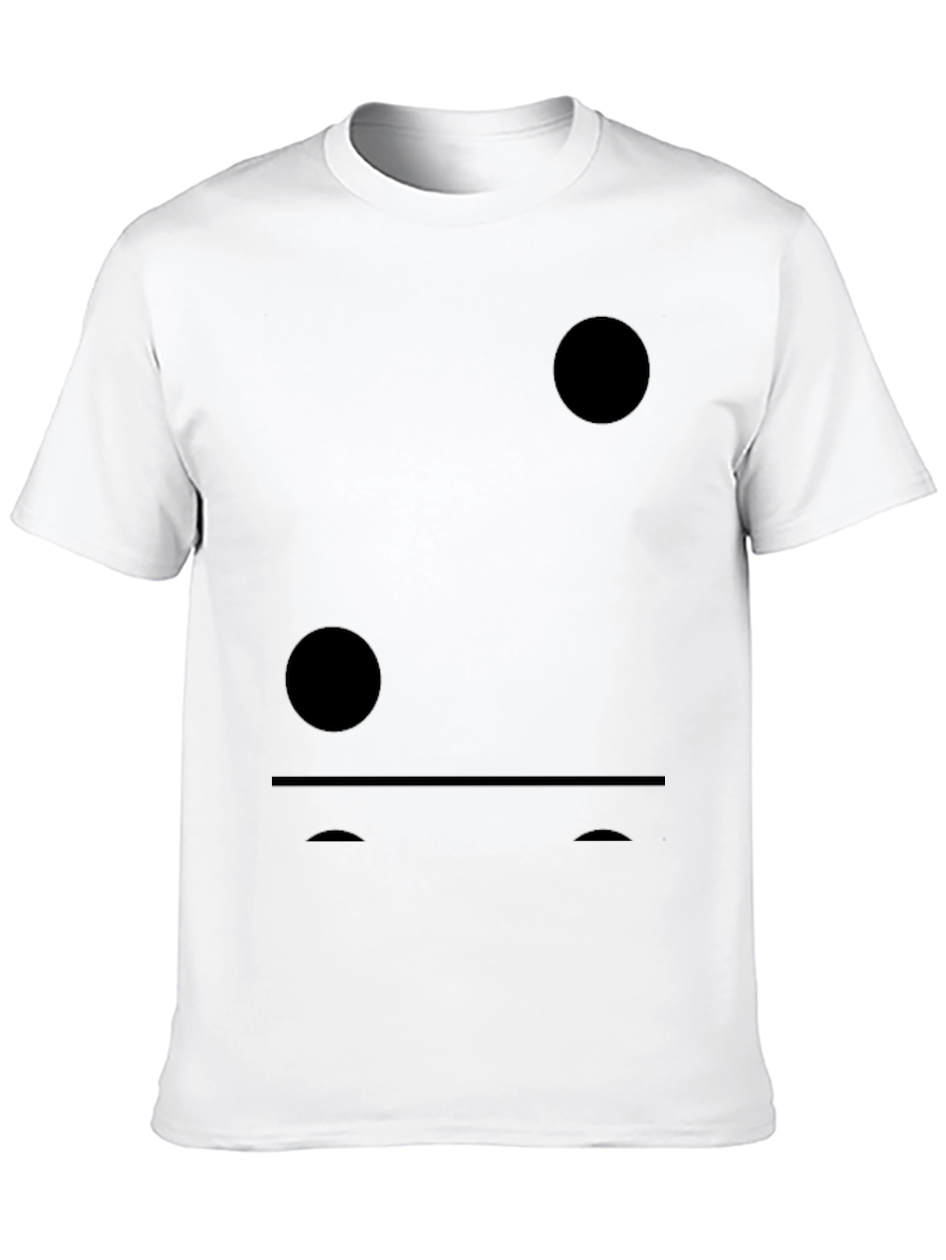 Two-Pip Domino Funny Graphic Tee