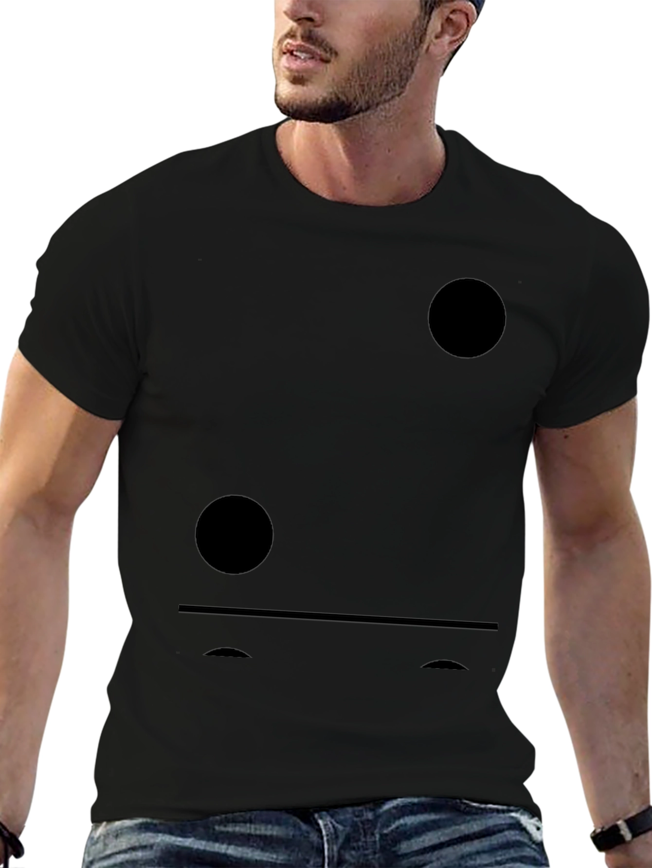 Two-Pip Domino Funny Graphic Tee