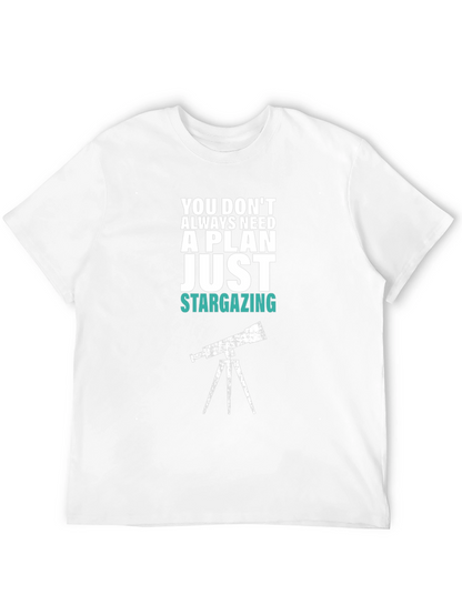 Stargazing Graphic Tee - Mens Black T-Shirt
