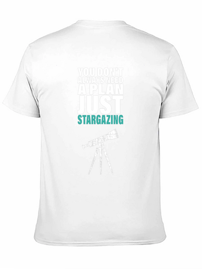 Stargazing Graphic Tee - Mens Black T-Shirt