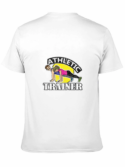 Athletic Trainer Graphic Tee - Fitness Humor Shirt