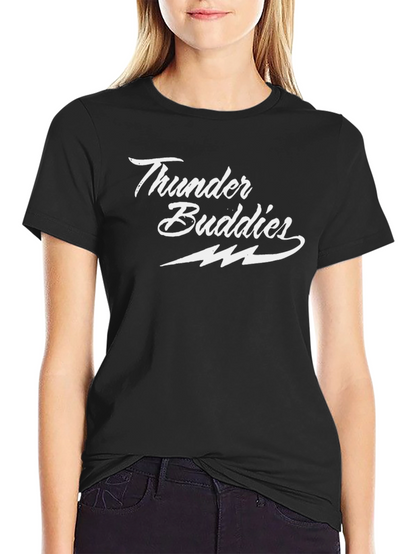 Thunder Buddies Black Graphic T-Shirt