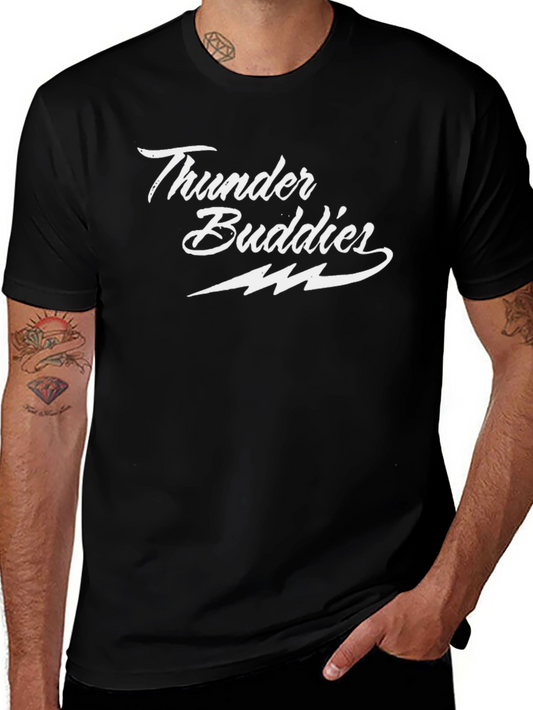 Thunder Buddies Black Graphic T-Shirt