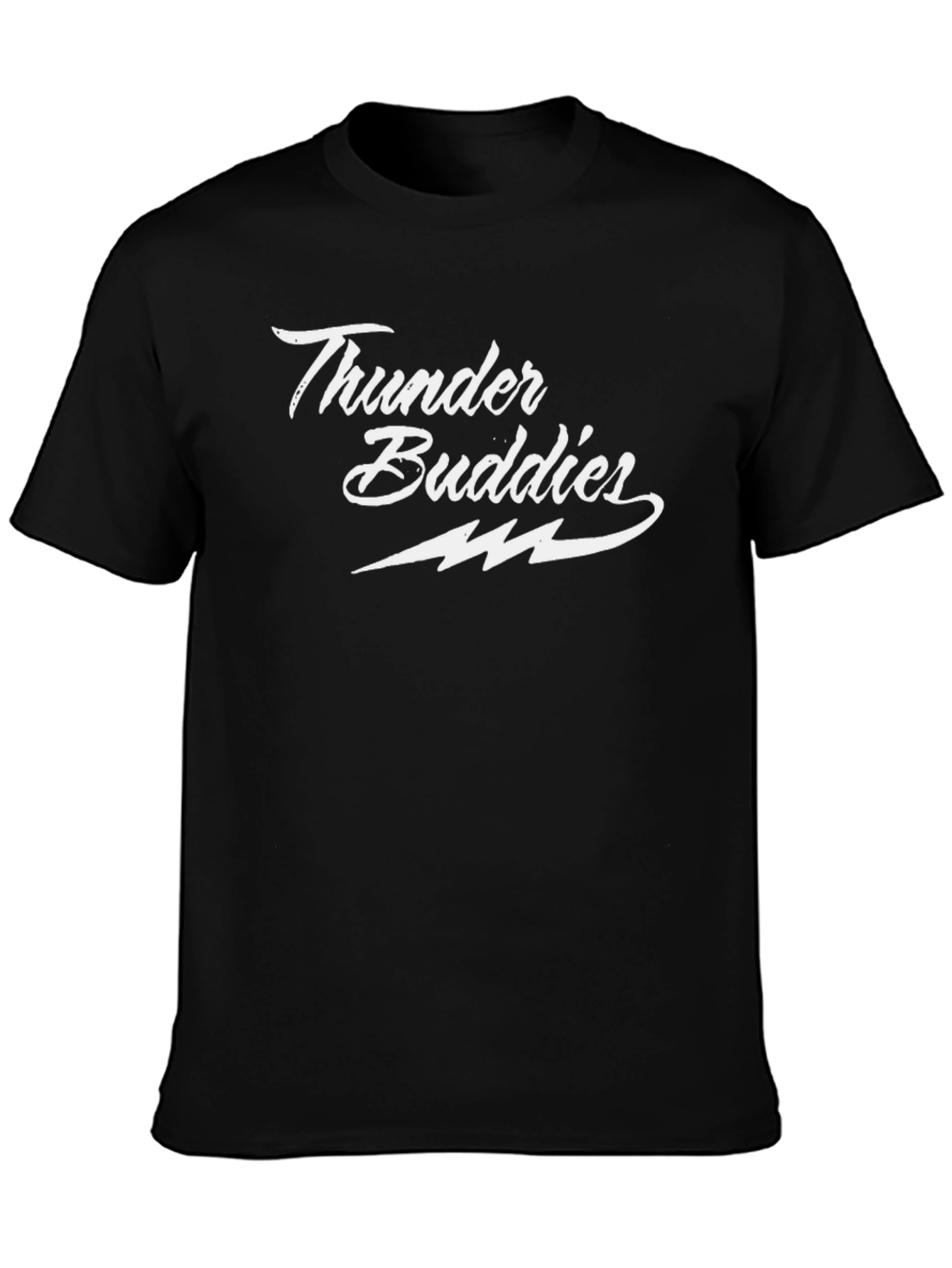 Thunder Buddies Black Graphic T-Shirt