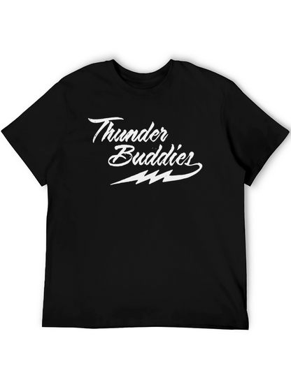 Thunder Buddies Black Graphic T-Shirt
