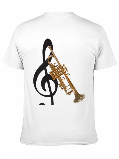 Trumpet Graphic Tee - Musical Instrument T-Shirt