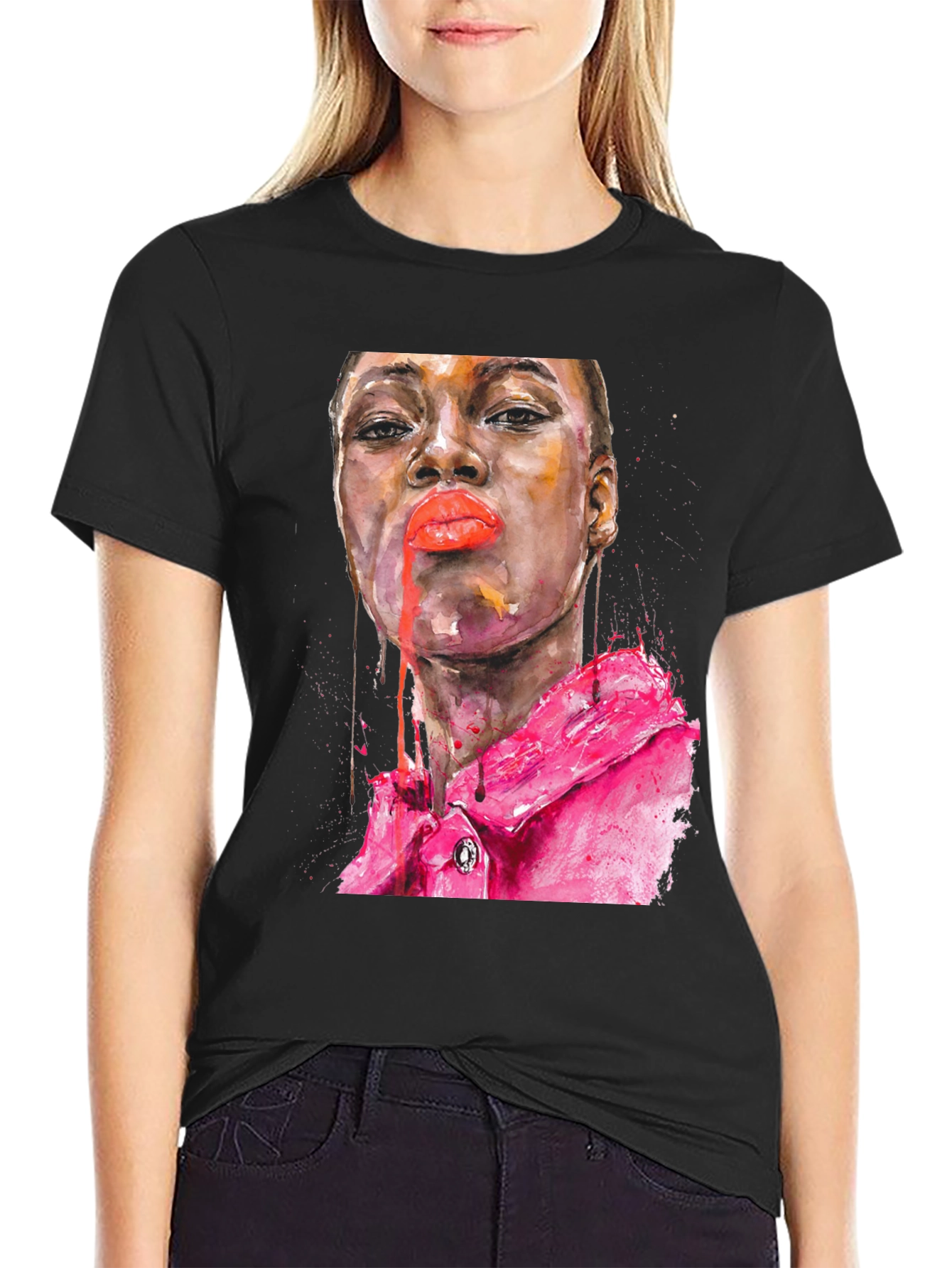 Watercolor Portrait T-Shirt