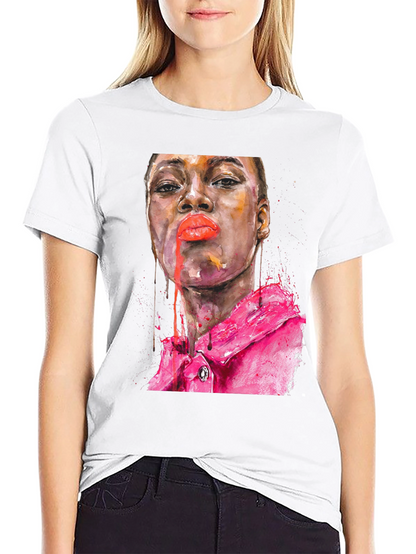 Watercolor Portrait T-Shirt