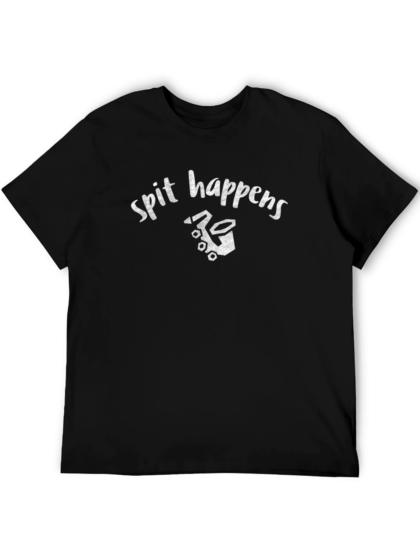Spit Happens T-Shirt - Novelty Graphic Tee