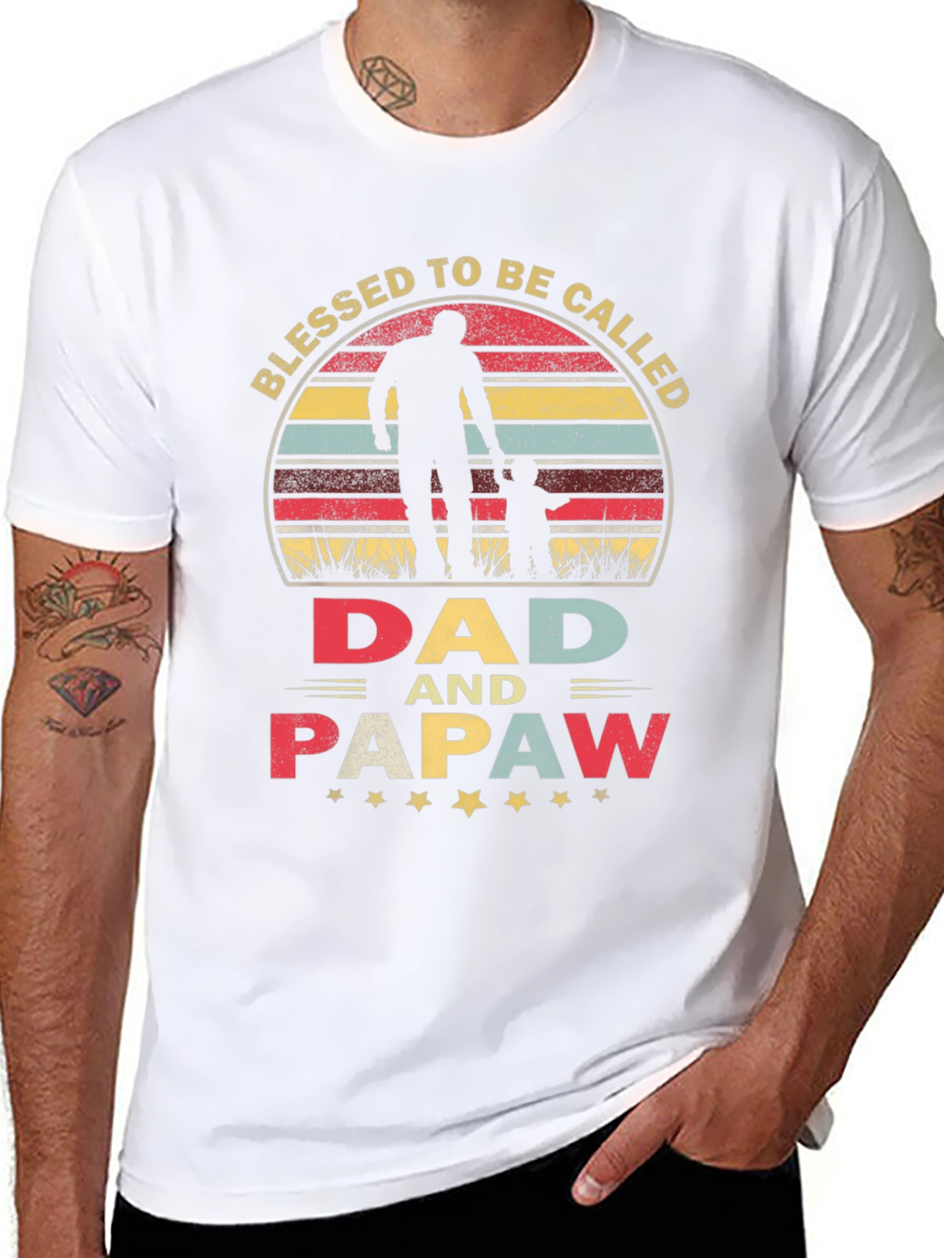 Blessed Dad & Papaw T-Shirt