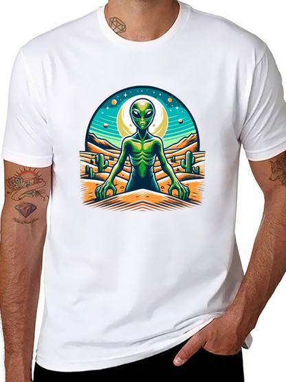 Alien Desert Graphic Tee - Black