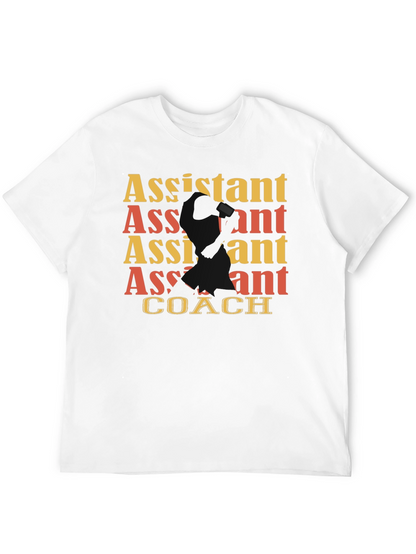 Assistant Coach Graphic Tee - Black