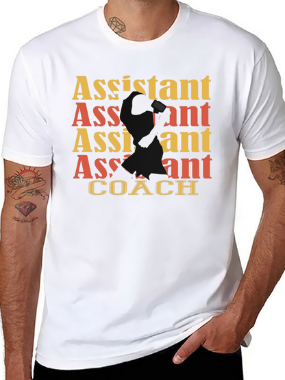 Assistant Coach Graphic Tee - Black