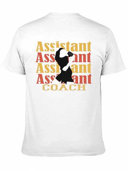 Assistant Coach Graphic Tee - Black