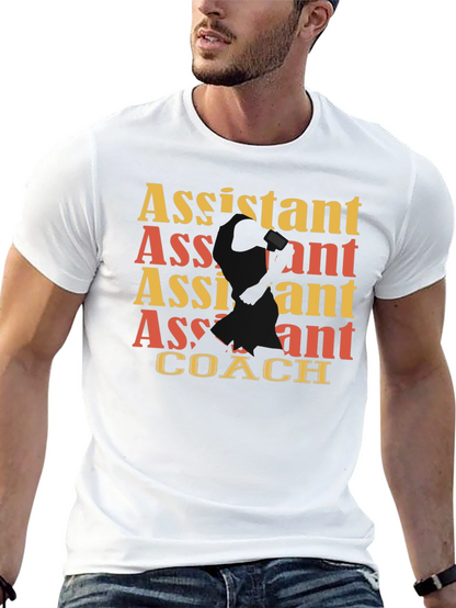 Assistant Coach Graphic Tee - Black