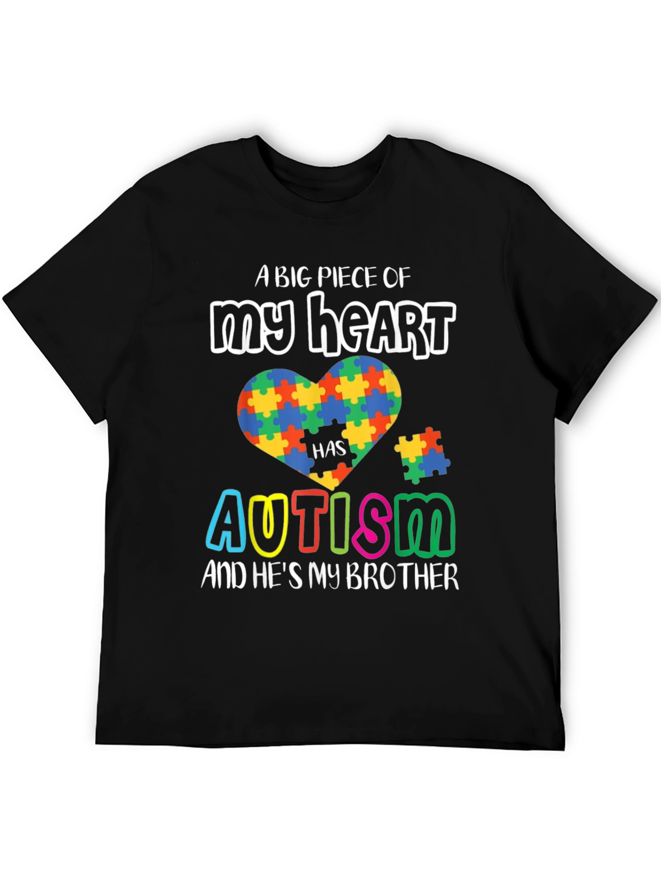 Autism Awareness T-Shirt: A Big Piece of My Heart